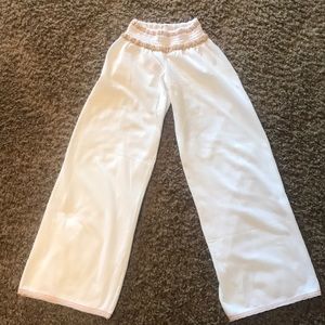 Free people white pants
